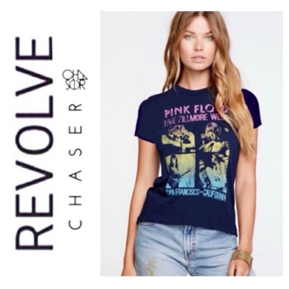 Chaser Pink Floyd Vintage Tee Navy